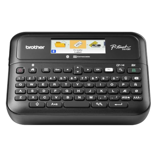 Brother P-touch PT-D610BT 180dpi Monochrome Thermal Label Maker