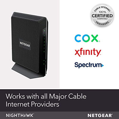 NETGEAR AC1900 C7000 Dual-Band Modem Router 1900Mbps 3 Antennas Wireless