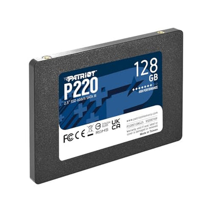 Patriot Memory 128GB P220S128G25 Internal SSD - SATA 3 - Solid State Drive - 2.5"