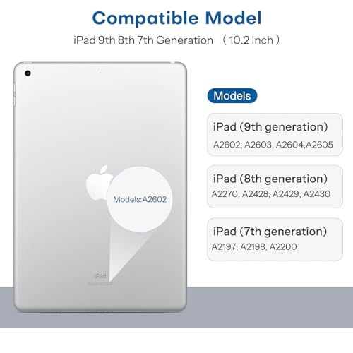 SPARIN 10.2-Inch Tempered Glass Screen Protector for iPad 9th/8th/7th Generation, Model Number: SP-IP10.5