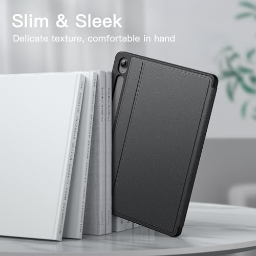 JETech 10.9-Inch Case for Samsung Galaxy Tab S10 Lite / S10 FE / S9 FE Model 3380-, Case Type: Soft, Material: Thermoplastic Polyurethane, Black