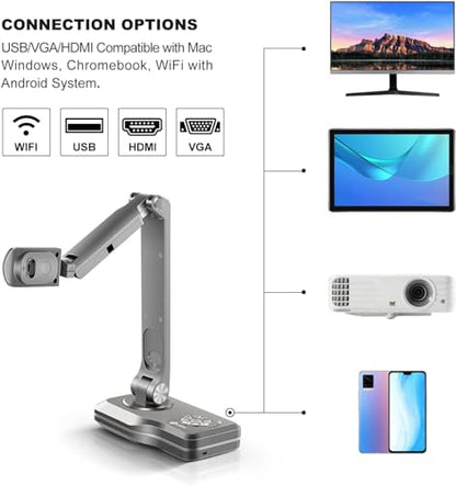 JOYUSING Automatic 8MP 1080p Document Camera with LCD Screen