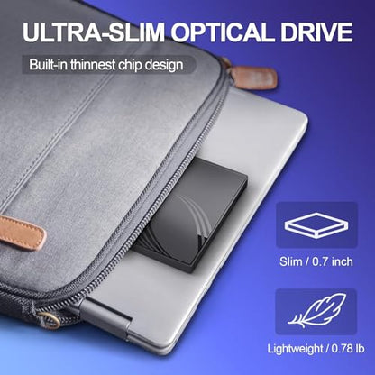 BPAKDU External Portable CD/DVD Drive Model B31-Y2 USB 3.0 Ultra Slim