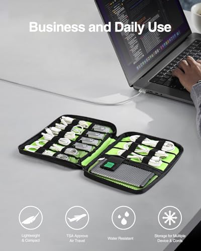 Luxtude Small LT-3-00001 Solid Polyester Cable Organizer Bag