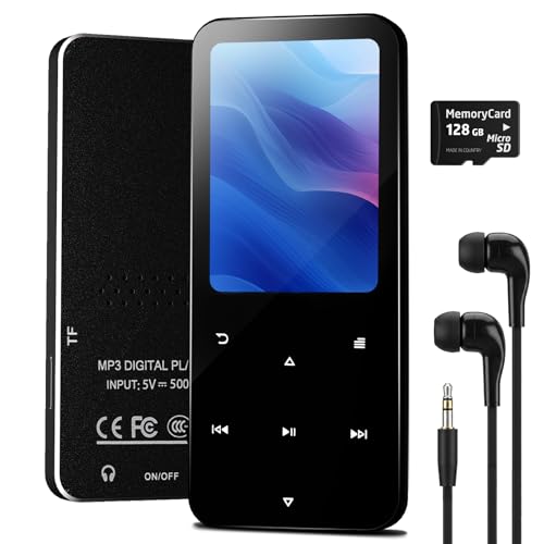 Picxiul 1.8-Inch PC-MP3-001 16GB MP3 Player with Bluetooth 5.2