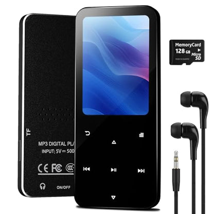 Picxiul 1.8-Inch PC-MP3-001 16GB MP3 Player with Bluetooth 5.2