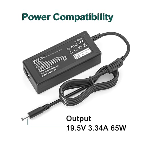 E ERSY 65W SK90195334 19.5V 3.34A Charger Laptop Power Adapter