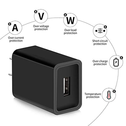 Accessonico 2 Pack 2 Amps GAT-0501000 USB Charger for Kindle Fire & Google Pixel