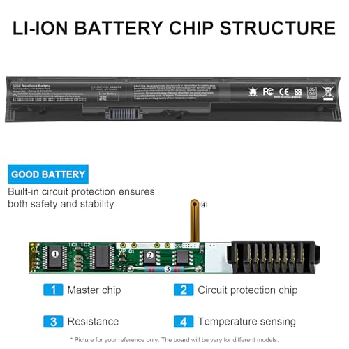 Fancy Buying 41Wh VI04 14.8V Lithium Ion Battery Compatible with HP Models