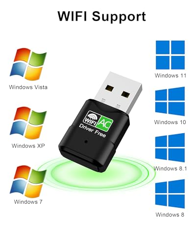 RENGOGA 5B07D USB WiFi Adapter 600 Mbps