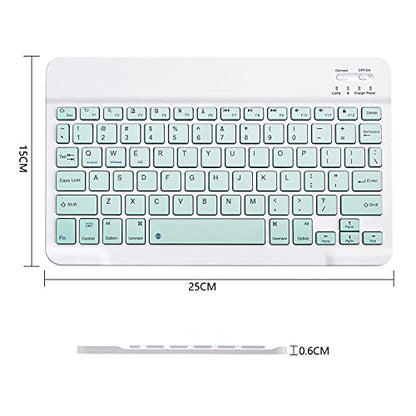 Xukinroy 10 inch JP100 Bluetooth Portable Mini Keyboard QWERTY Scissor-switch Multimedia