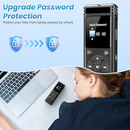 Tonfarb 136GB A20 Digital Voice Recorder with Noise Reduction