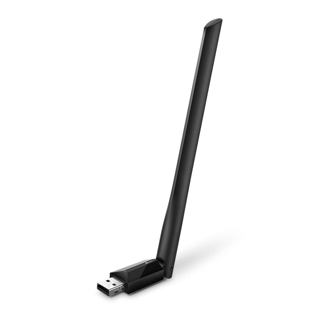 TP-Link 2.28" x 0.71" x 6.83" Archer T2U Plus USB WiFi Adapter USB 600 Mbps Windows 7 and Above, MacOS 10.9 - 10.14