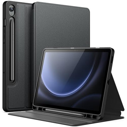 JETech 10.9-Inch Case for Samsung Galaxy Tab S10 Lite / S10 FE / S9 FE Model 3380-, Case Type: Soft, Material: Thermoplastic Polyurethane, Black