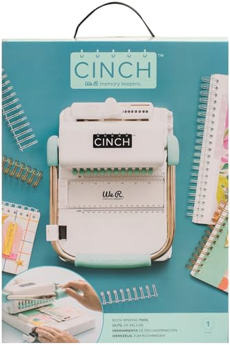 We R Memory Keepers 12 x 9.5 in 0633356710509 Cinch Book Binding Machine Mint
