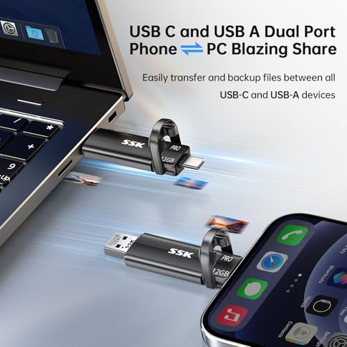 SSK 512GB SD311 PRO External Solid State Drive, USB 3.2 Gen 2, TLC NAND, 3.18 Inches, PCIE x 4