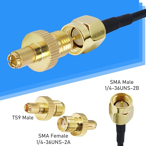 Rydocyee 5G Antenna External Antenna 5G310SMATS9 Tri-Band 2 Pack