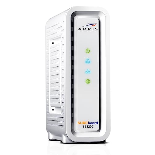 ARRIS SB8200 DOCSIS 3.1 Cable Modem - 2 Ethernet Ports, Maximum Speed 1 Gbps