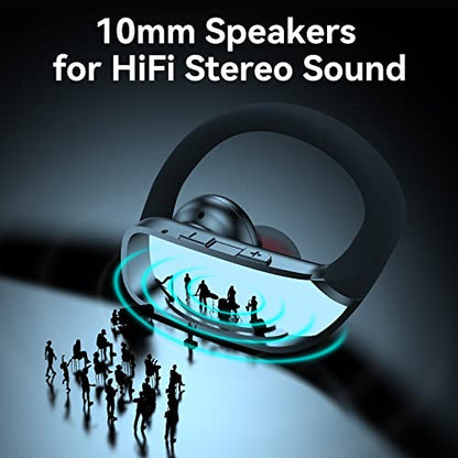 bmani T16 Wireless Earbuds Bluetooth 5.0 with Over-Ear Hooks and 80 Hours Playtime