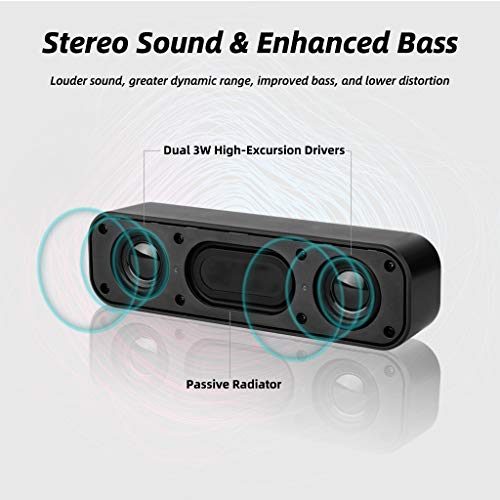 LIELONGREN 8 Inches USB Computer Speaker LLR050AB Stereo 2.0 Sound Multimedia