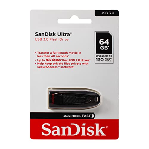SanDisk 64GB Ultra SDCZ48-064G-UAM46 USB 3.0 Flash Drive