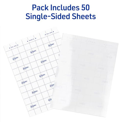 Avery 9" x 12" Clear Laminating Sheets 760 Count Self-Adhesive Laminating Supplies