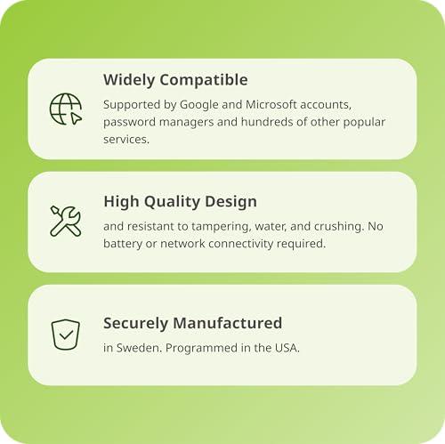Yubico YubiKey 5C NFC USB-C Security Key FIDO2 EID - Multi-Factor Authentication Access Device
