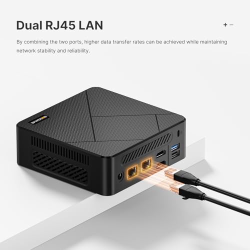 BOSGAME E4 Mini PC Ryzen 5 3550H 4K Triple Display Mini Computer