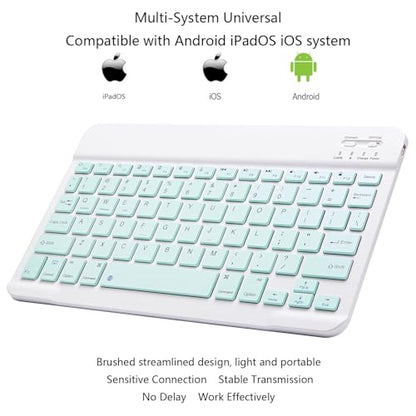 Xukinroy 10 inch JP100 Bluetooth Portable Mini Keyboard QWERTY Scissor-switch Multimedia