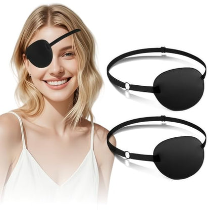 Nyosye 6.61 x 3.43 x 0.51 inches Black 3D Adjustable Eye Patch