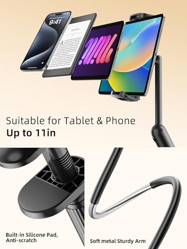 SAIJI 47" C4-Plus-B-3-US Adjustable Tablet and Phone Holder
