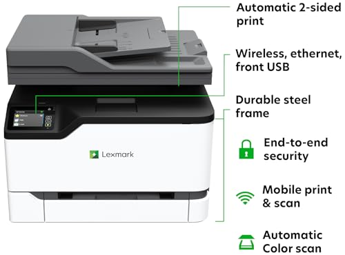 Lexmark CX331adwe 26ppm Color Laser Printer - 600dpi - Network-Ready - Wireless - A4