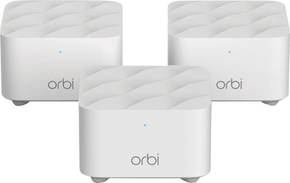 Netgear RBK13 AC1200 Whole Home Mesh WiFi System Router Model RBK13-100NAS Dual-Band 4500 sq ft Coverage