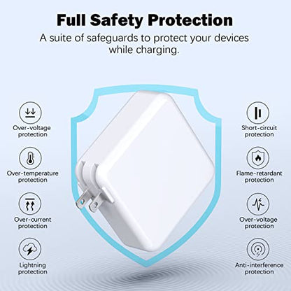 Basickaws 120W USB Type C Charger PD-120W for MacBook Pro/Air, Tablets, Laptops, Smartphones