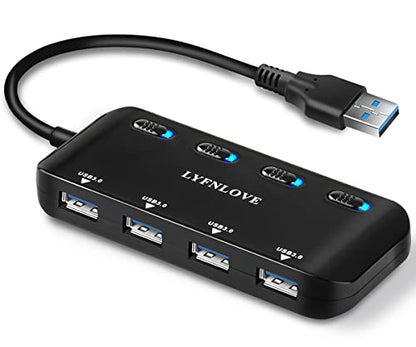 LYFNLOVE 4-Port USB Hub USB 3.0 Model HUB024