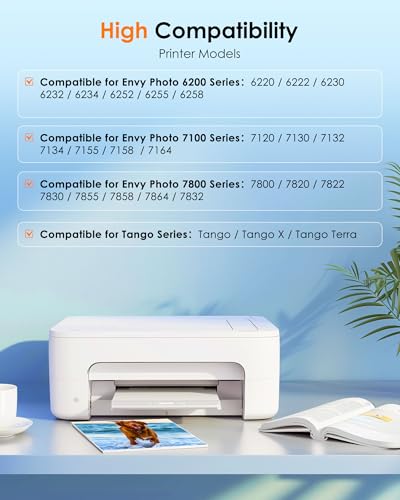 AXVORY 7858 Printer White High Yield Compatible Remanufactured Ink Cartridge