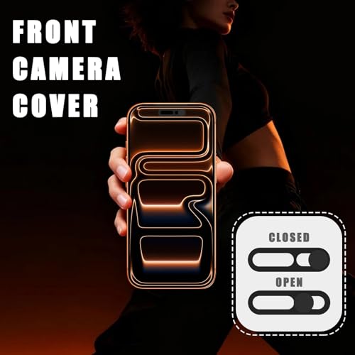 EYSOFT 0.422 ounces Front Camera Cover Black