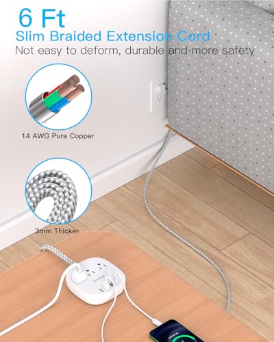 One Beat 7-Outlet Power Strip THUS03UC2 125 Volts 15 Amps