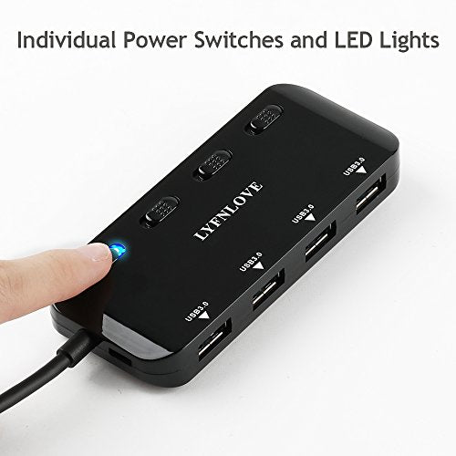 LYFNLOVE 4-Port USB Hub USB 3.0 Model HUB024