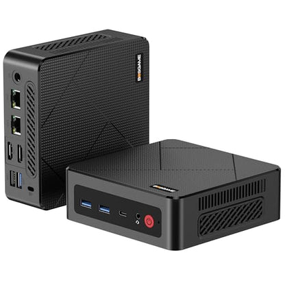 BOSGAME E4 Mini PC Ryzen 5 3550H 4K Triple Display Mini Computer
