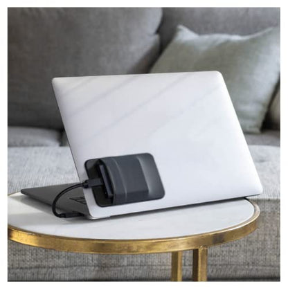 Slipdrive SSD Sleeve - Cover for External Solid State Drives - Soft Rubber Material - Black - Compact Design - 12.7 cm x 8.1 cm