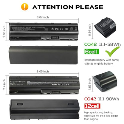 TREE.NB 5200mAh CQ42 Lithium-Ion Battery 11.1V for HP Pavilion, Compaq Presario