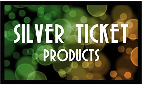 Silver Ticket Products 120" STR-169120 16:9 Projection Screen, White Surface, 1.1 Gain, Manual Operation, Aluminum Frame, Wall Mount
