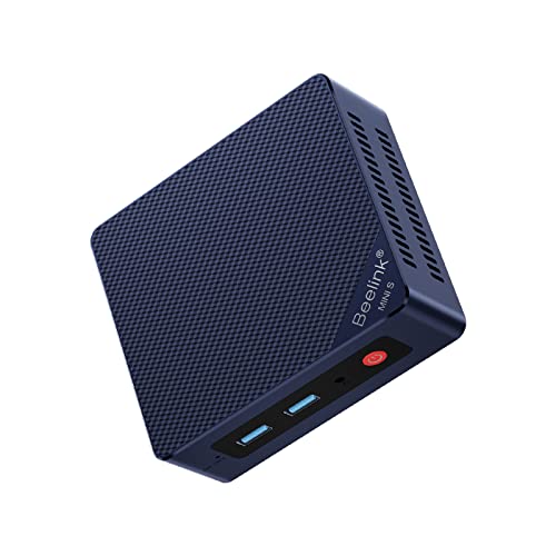 Beelink Mini PC Mini S12 Intel 12th Gen 4-Core N95 (up to 3.4GHz) 16GB DDR4 RAM 500GB SSD Dual HDMI 4K UHD
