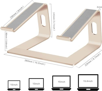 Orionstar 10-15.6 inch M5 Ergonomic Aluminum Laptop Stand Desktop Holder