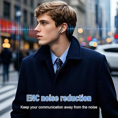 Thunelec BK01 Wireless Translator Earbuds Bluetooth 5.4 Active Noise Cancelling 48H Battery Life