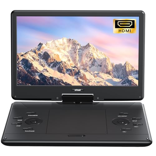 ieGeek 14.1 Inches IK-701 1366x768 Portable DVD Player