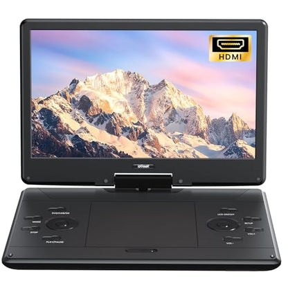 ieGeek 14.1 Inches IK-701 1366x768 Portable DVD Player