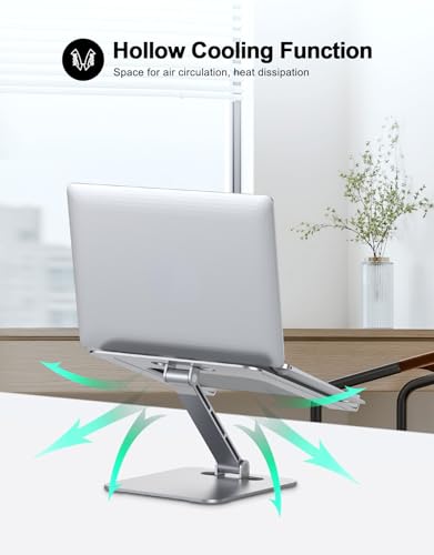 RIWUCT 9 x 9.2 x 1 inches B09 Adjustable Tower Laptop Stand for 10-16" Laptops