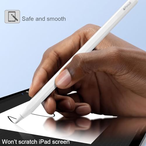 SIXFU 4 Pack Apple Pencil Compatible Tips Plastic White